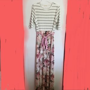 Maternity Dress, size large, maxi dress